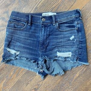 Abercrombie & Fitch High Rise Jean Shorts